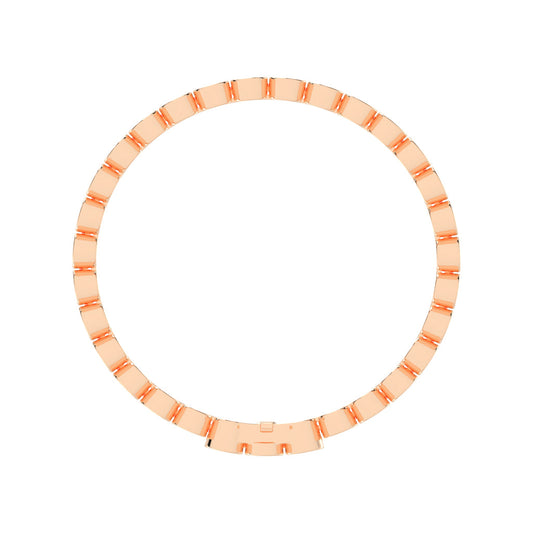 Orbital Sparkle Diamond Link Bracelet