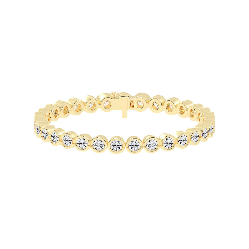 Orbital Sparkle Diamond Link Bracelet