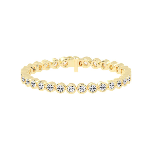 Orbital Sparkle Diamond Link Bracelet