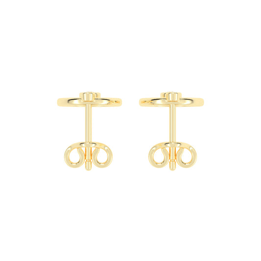 Dazzling Drop Halo Stud Earrings