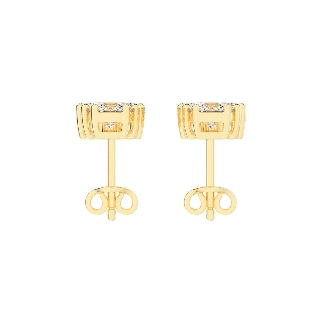 Trinity Glow Diamond Dangle Earrings
