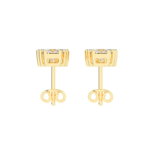 Trinity Glow Diamond Dangle Earrings