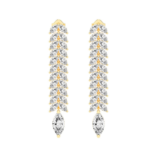 Cascading Marquise Shimmer Earrings