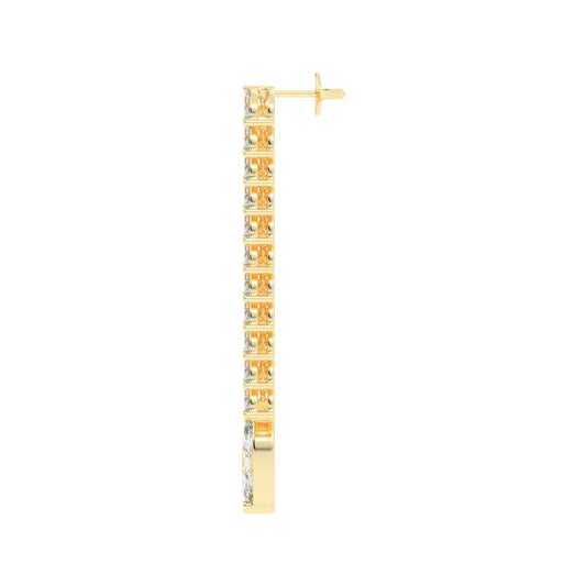 Cascading Marquise Shimmer Earrings