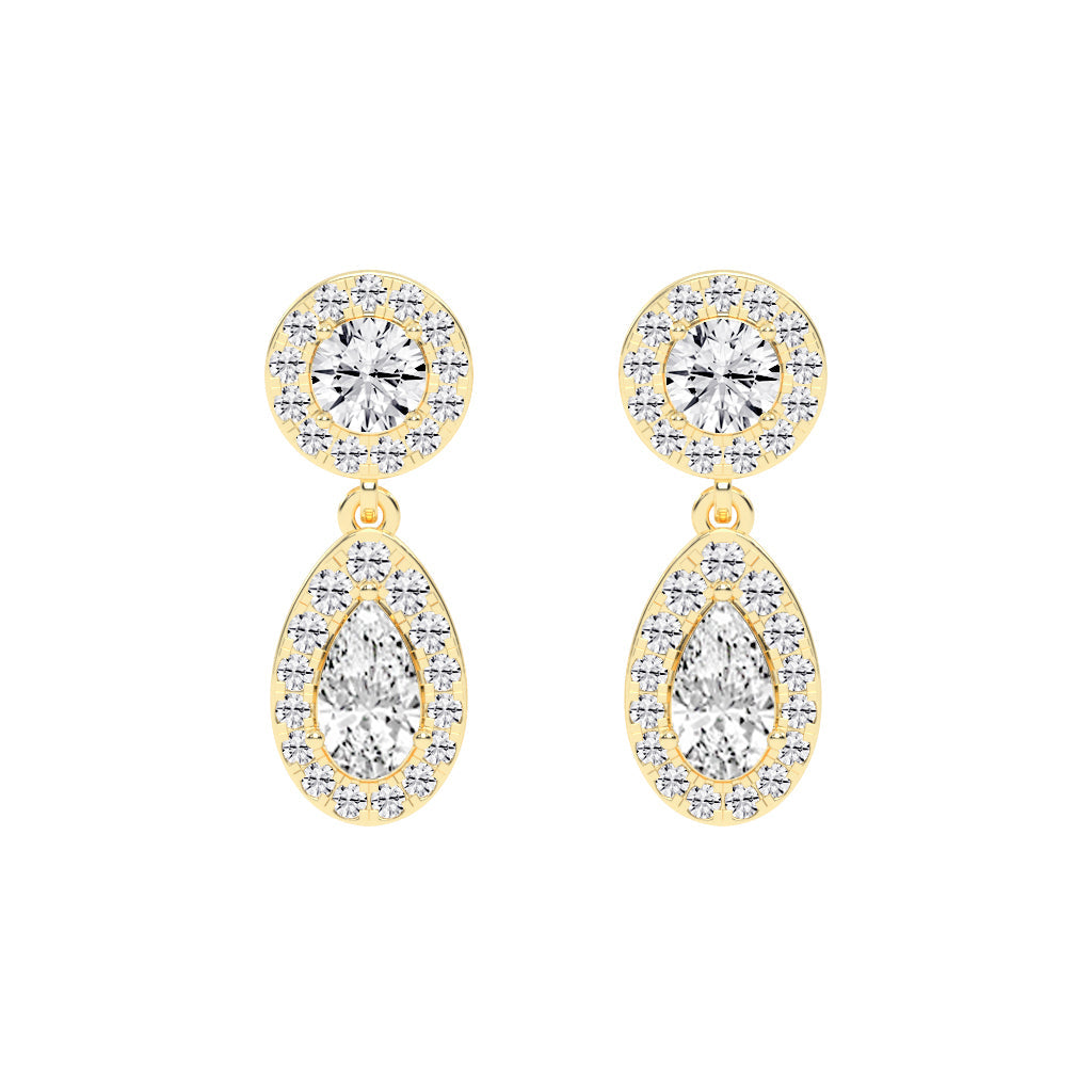 Pear Drop Dangles Earrings