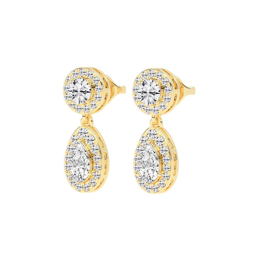Pear Drop Dangles Earrings