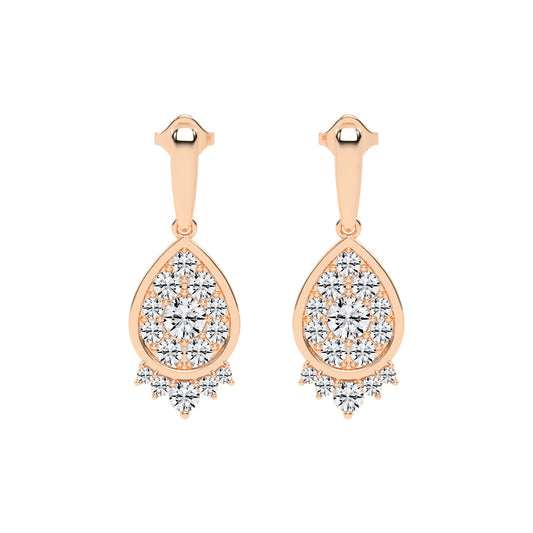 Lunara Pear Drop Earrings
