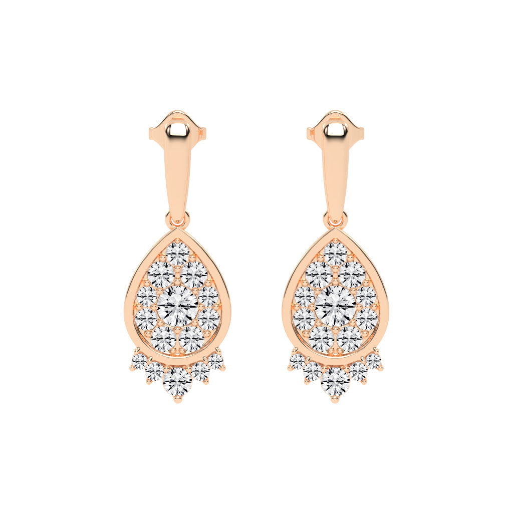 Lunara Pear Drop Earrings