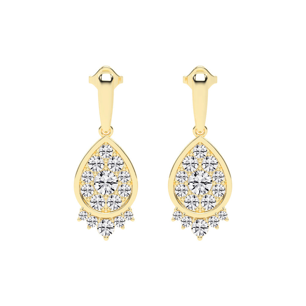 Lunara Pear Drop Earrings