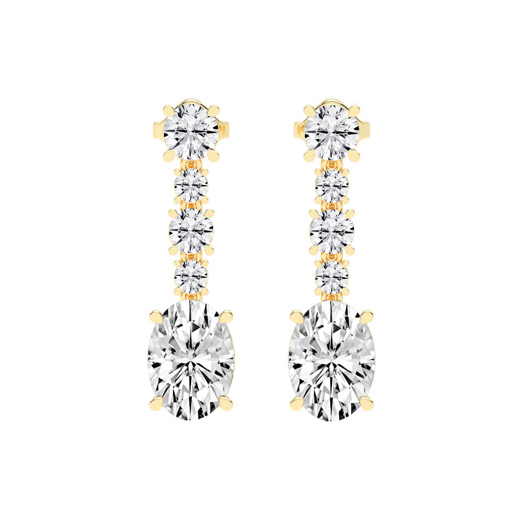 Whisper Oval Drop Earrings
