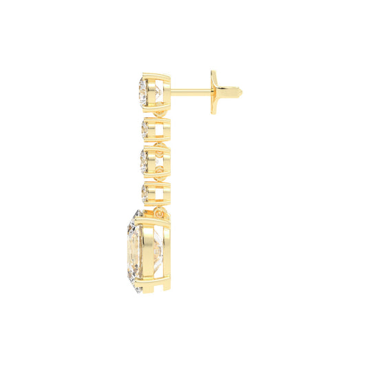 Whisper Oval Drop Earrings
