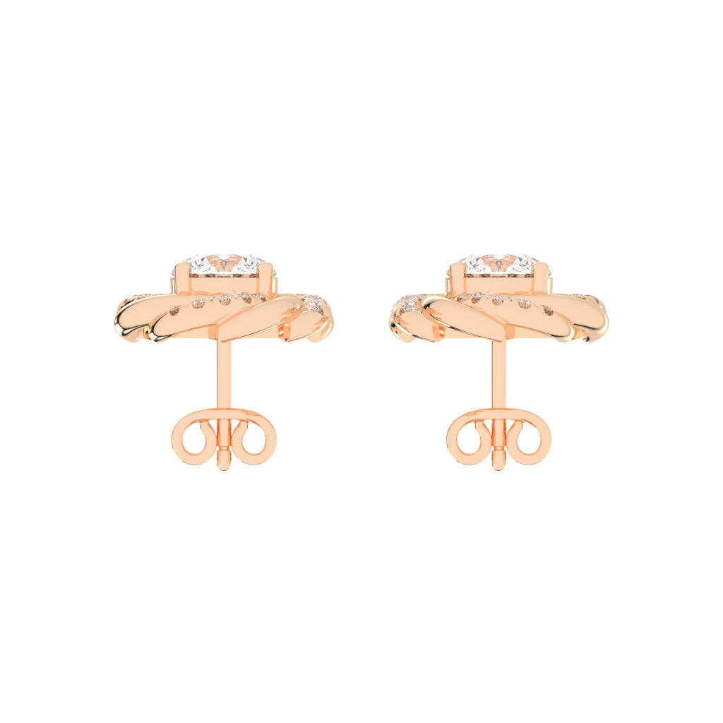 Glide Petal Stud Earrings