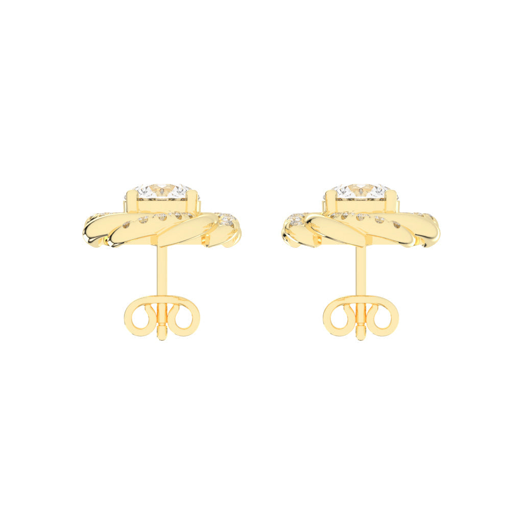 Glide Petal Stud Earrings