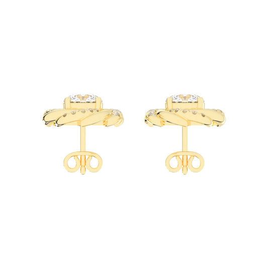 Glide Petal Stud Earrings