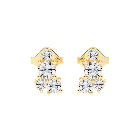 Cluster Stud Earrings