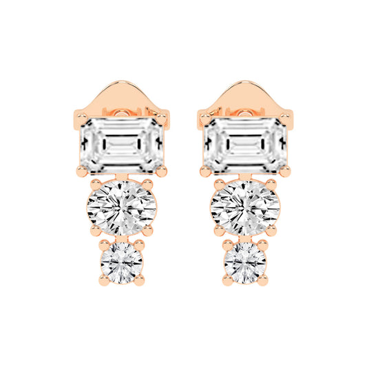 Eternal Radiance Trio Drop Earrings