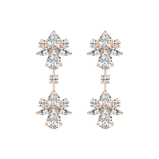 Twilight Bloom Cascade Earrings