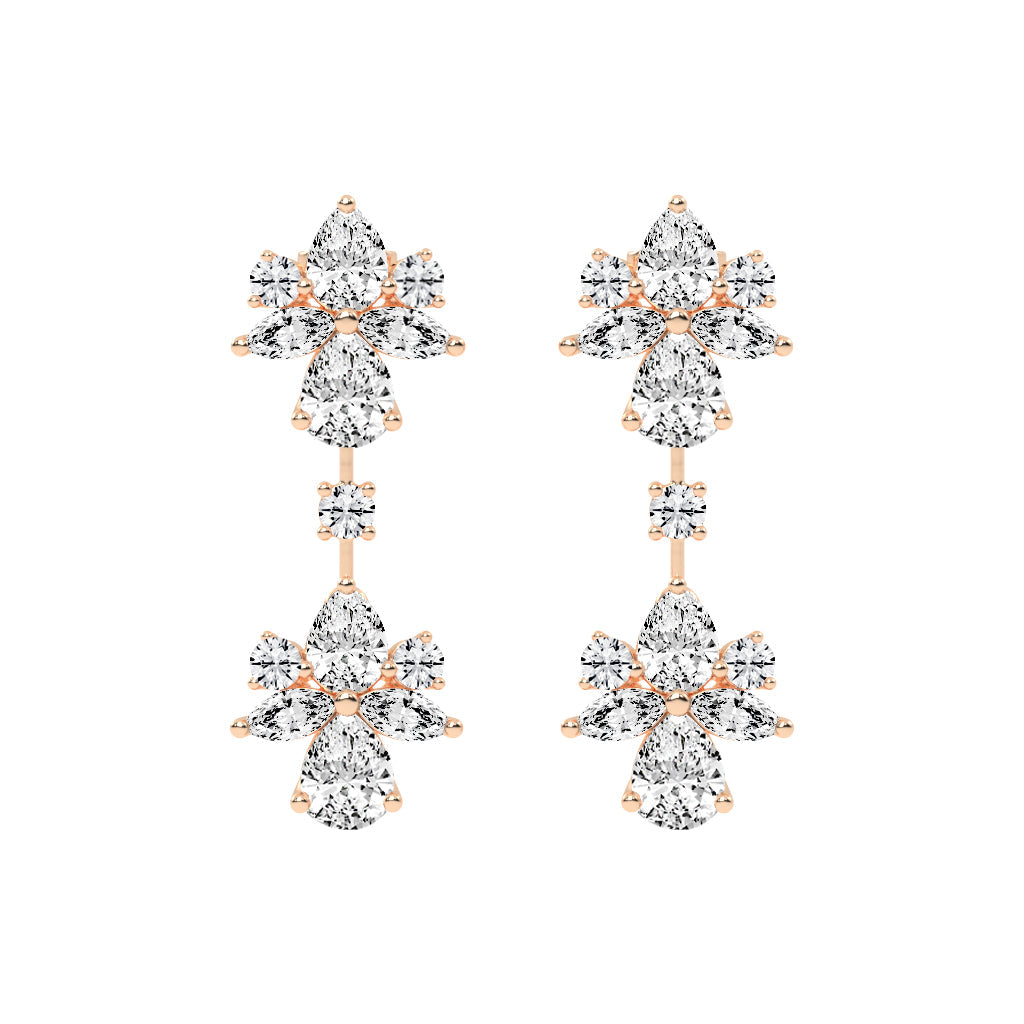 Twilight Bloom Cascade Earrings