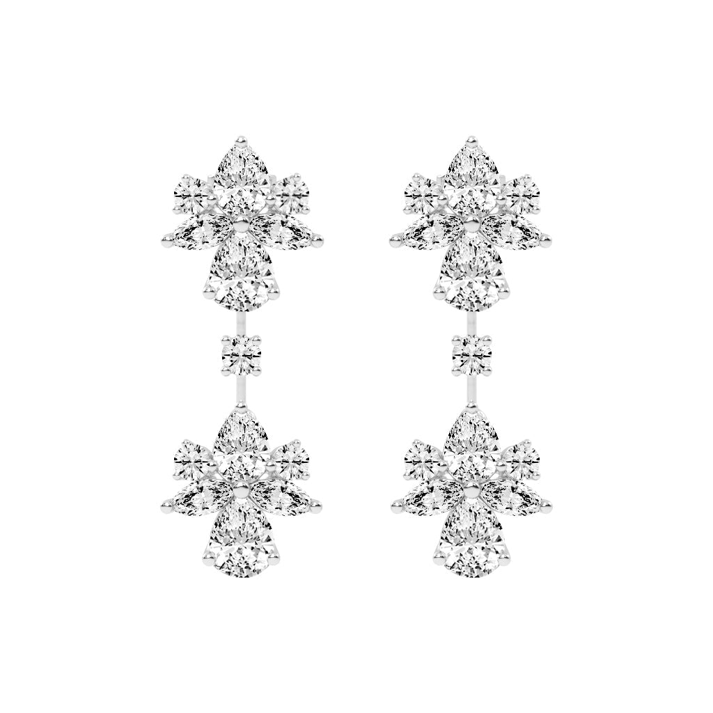 Twilight Bloom Cascade Earrings