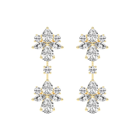 Twilight Bloom Cascade Earrings
