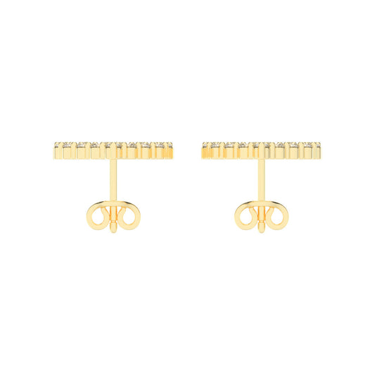 Open Heart Diamond Sparkle Studs