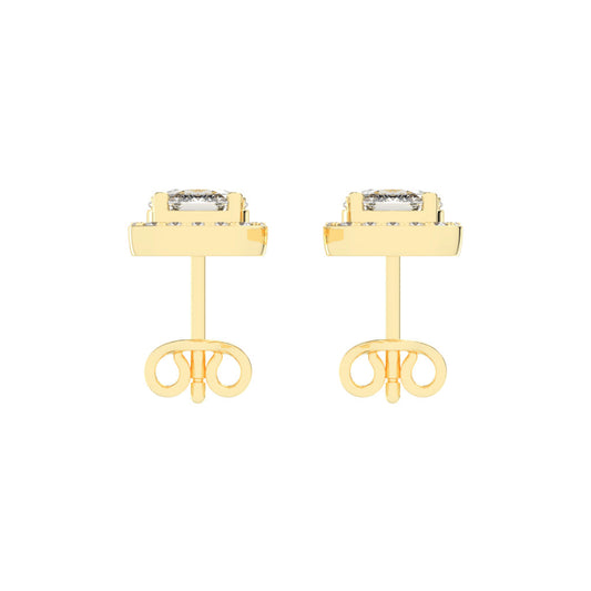 Dual-Cut Diamond Designer Studs