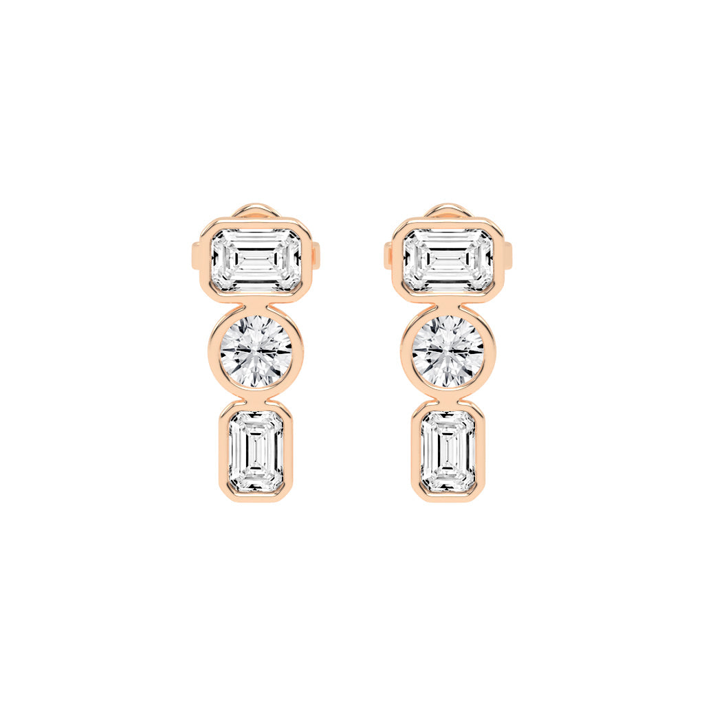 Linear Brilliance Multi-Cut Diamond Drops