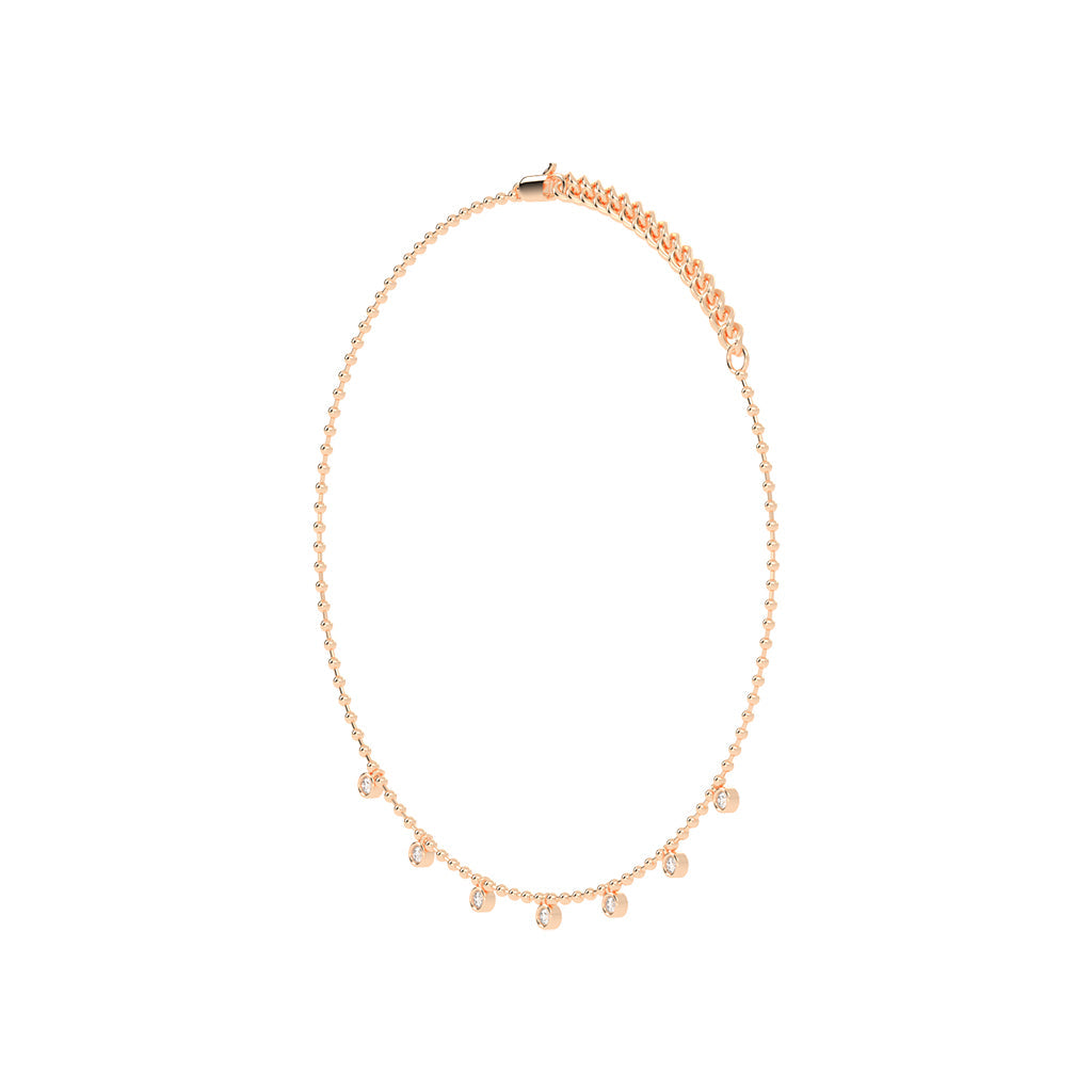 Stellar Drops Diamond Necklace