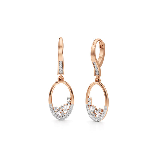 Celestia Spark Oval Dangles