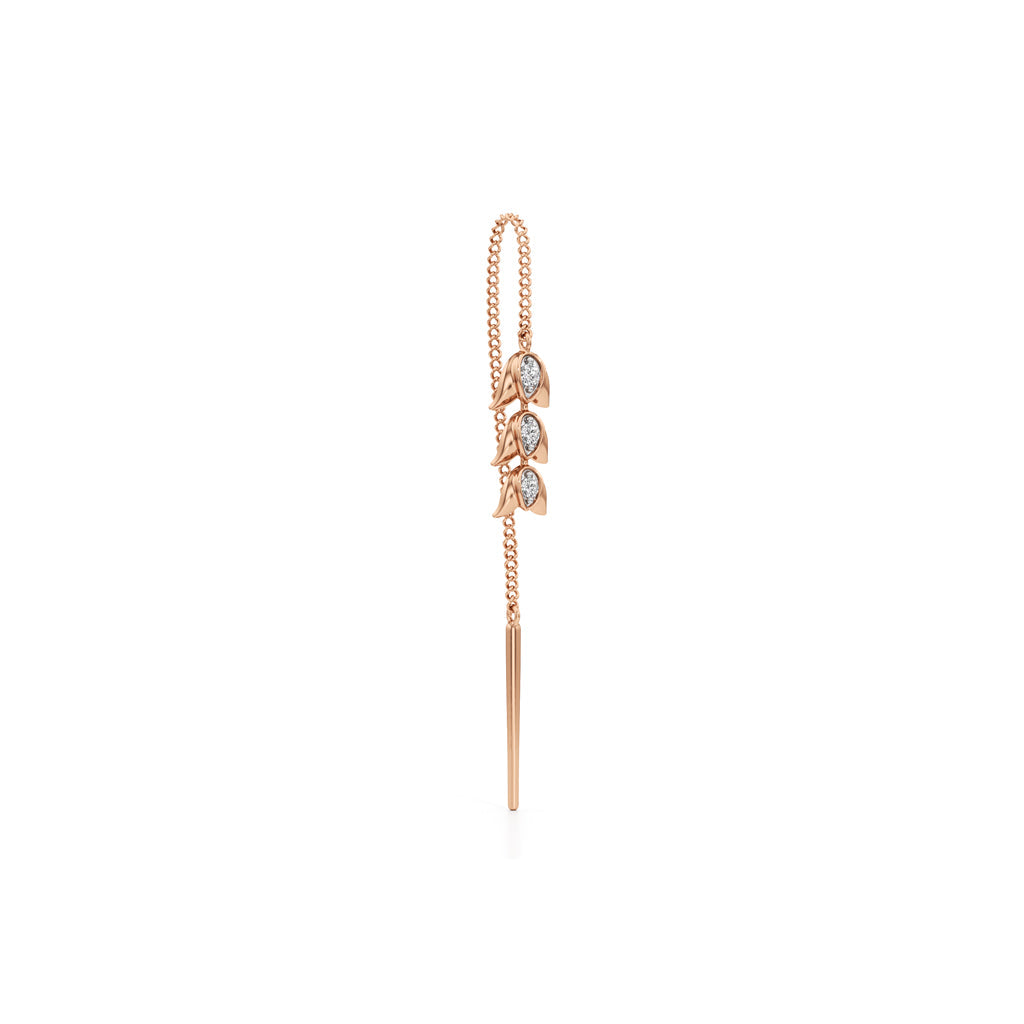 Luxe Links Round Shape Delicate Earrings