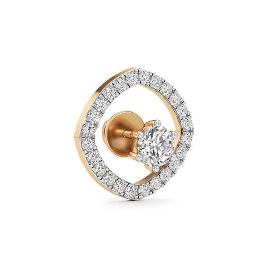 1.75Ct Round Shape Fancy Studs Earrings
