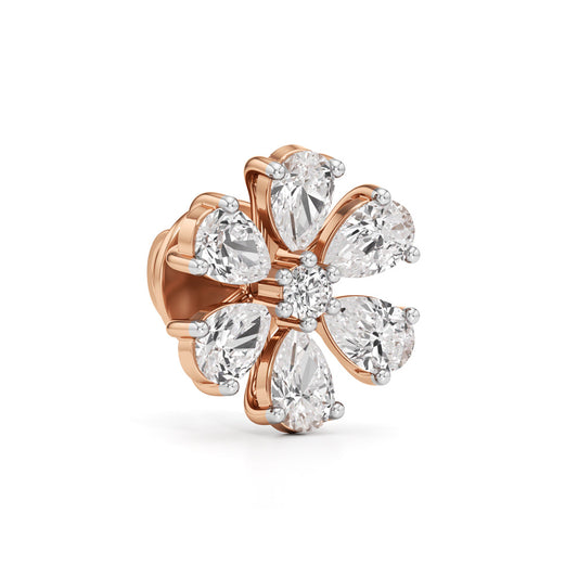 2.25Ct Round Shape Fancy Studs Earrings