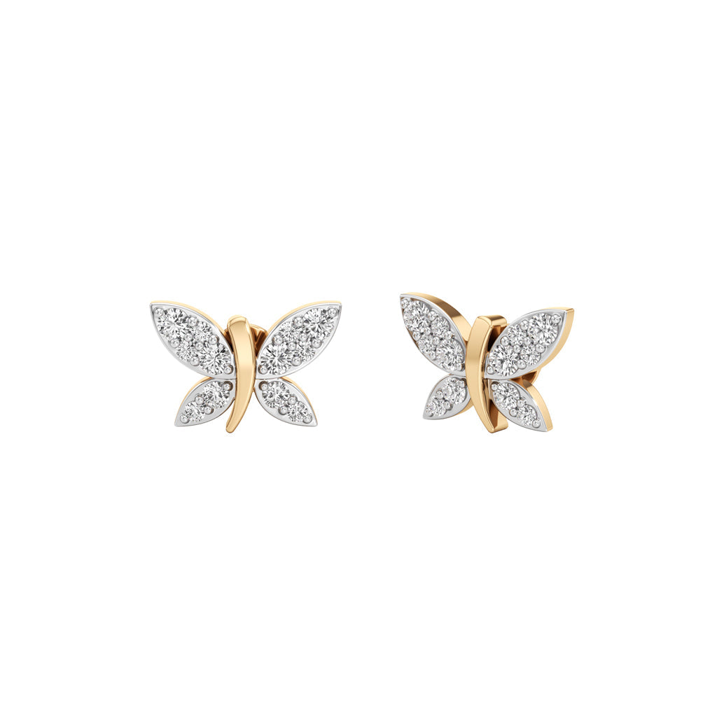 0.5Ct Round Shape Delicate Earrings