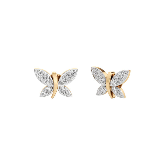 0.5Ct Round Shape Delicate Earrings