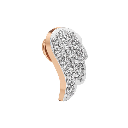 0.50Ct Round Shape Fancy Studs Earrings