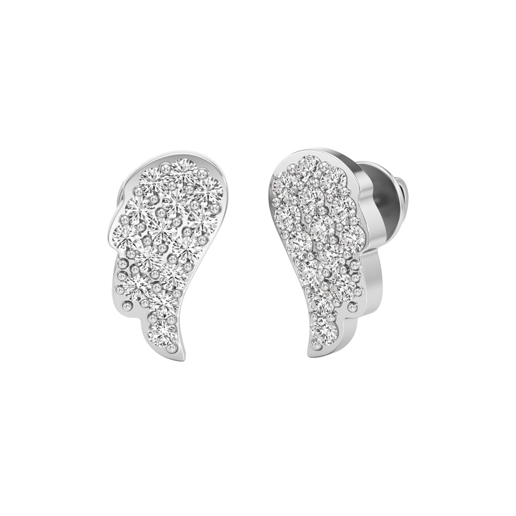 0.50Ct Round Shape Fancy Studs Earrings