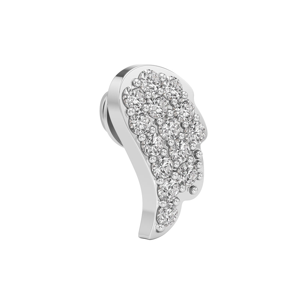 0.50Ct Round Shape Fancy Studs Earrings