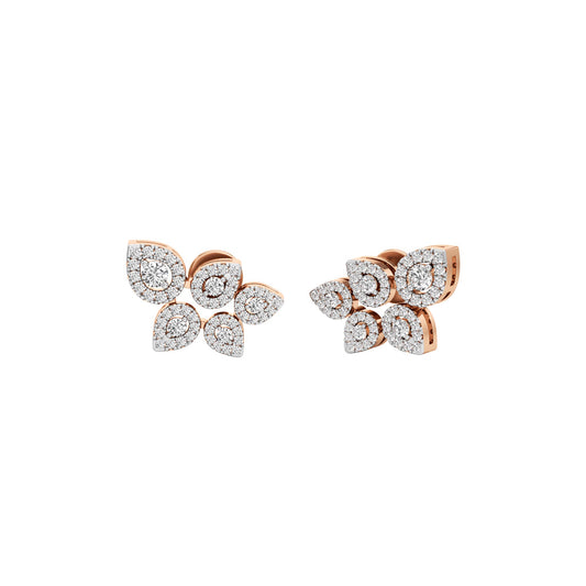 Round Shape,,Fancy Studs Earrings