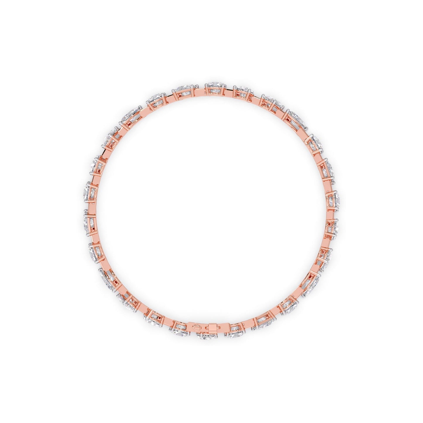 13.84 ct Multishape Diamond Tennis Bracelet