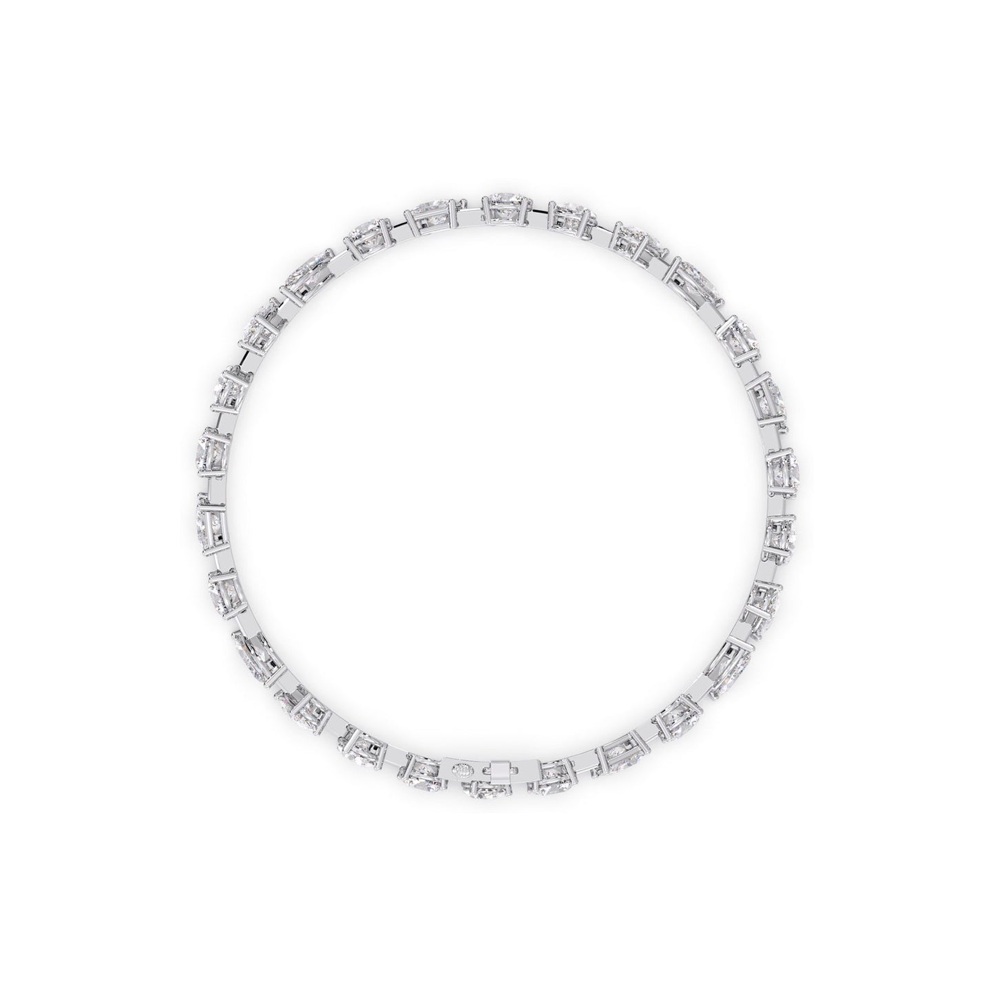 13.84 ct Multishape Diamond Tennis Bracelet