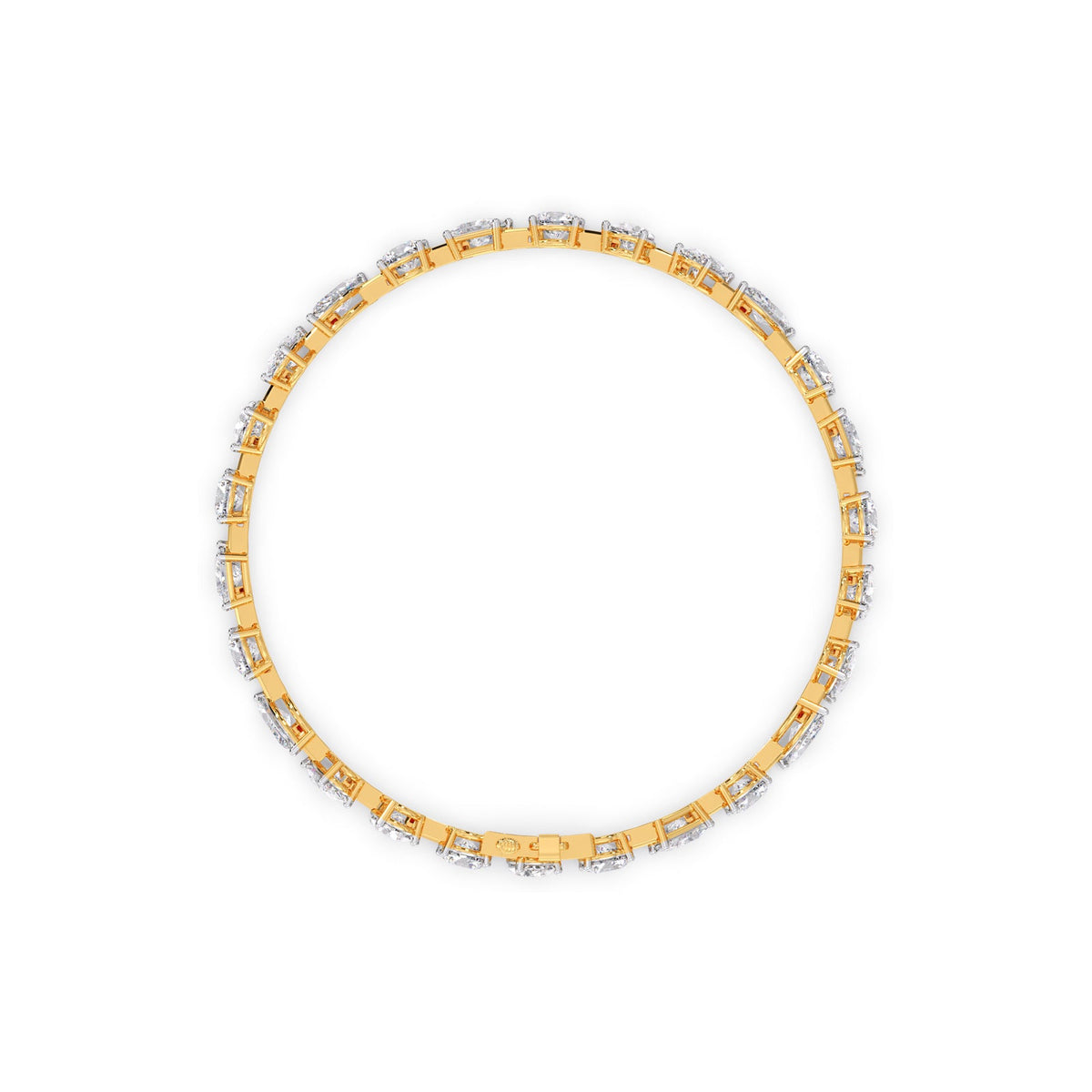 13.84 ct Multishape Diamond Tennis Bracelet