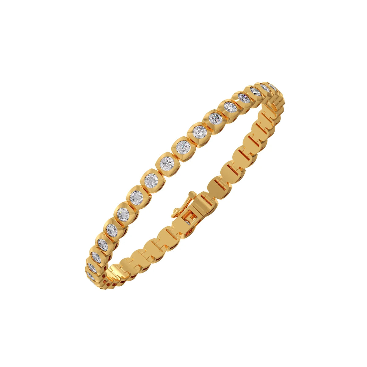 5.59 ct Delicate Round Diamond Tennis Bracelet