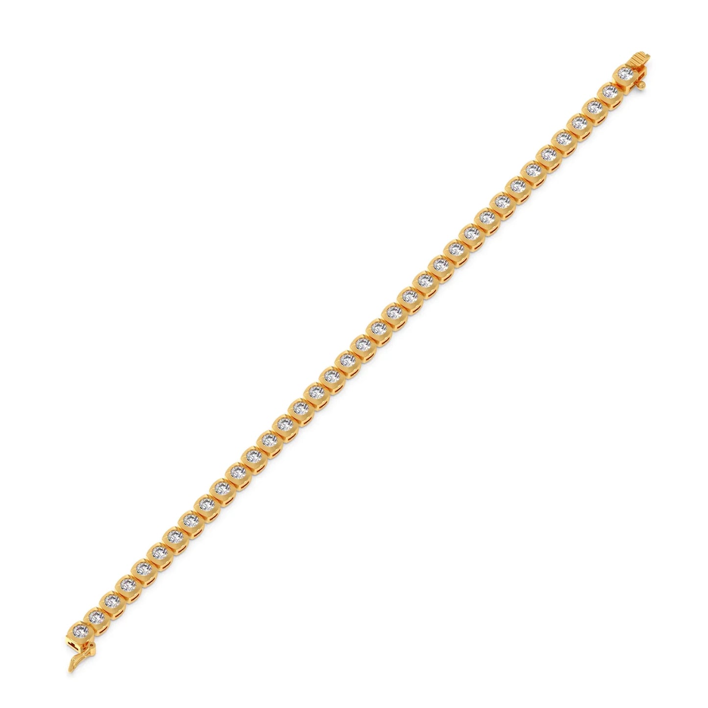 5.59 ct Delicate Round Diamond Tennis Bracelet
