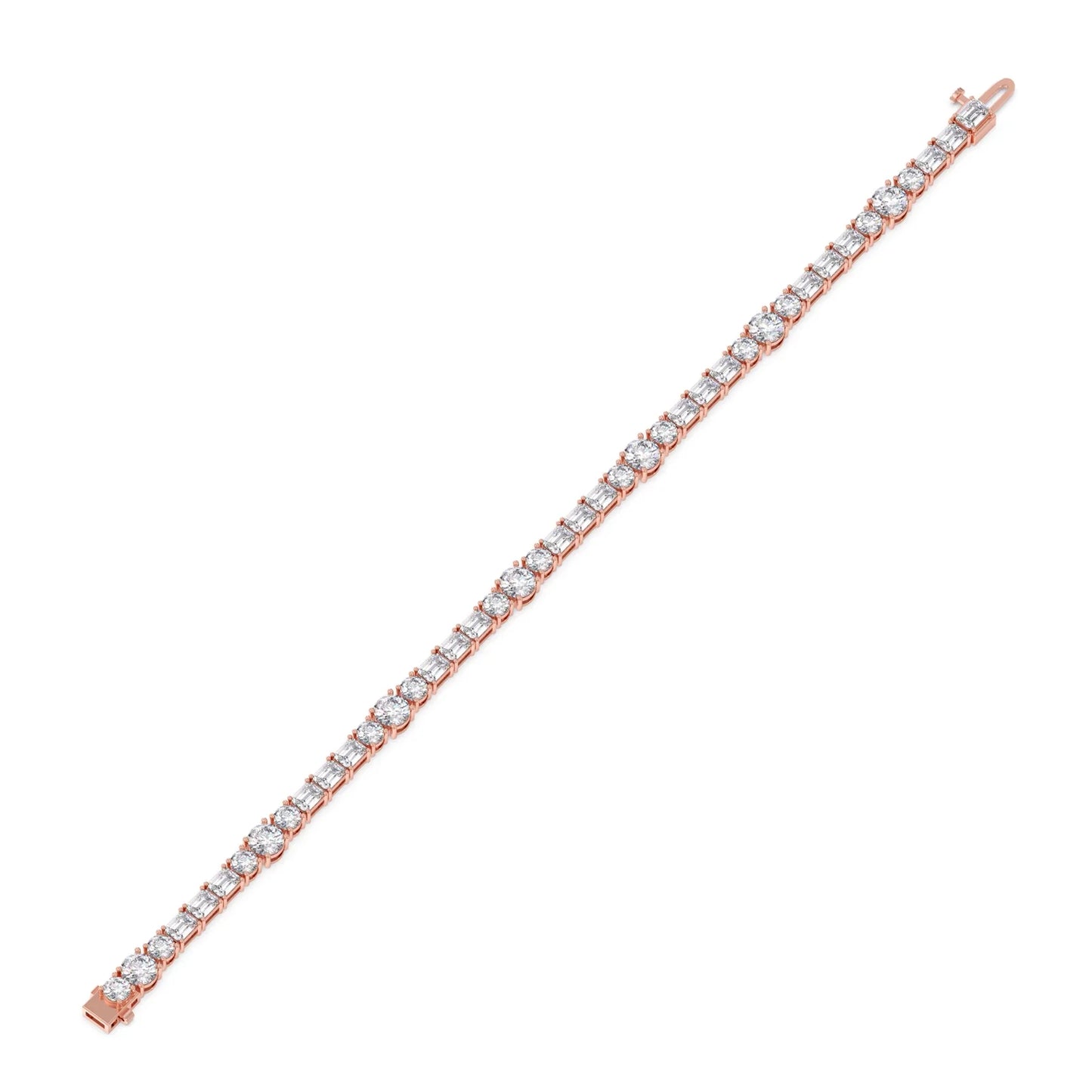 10.12 ct Duet Diamond Tennis Bracelet