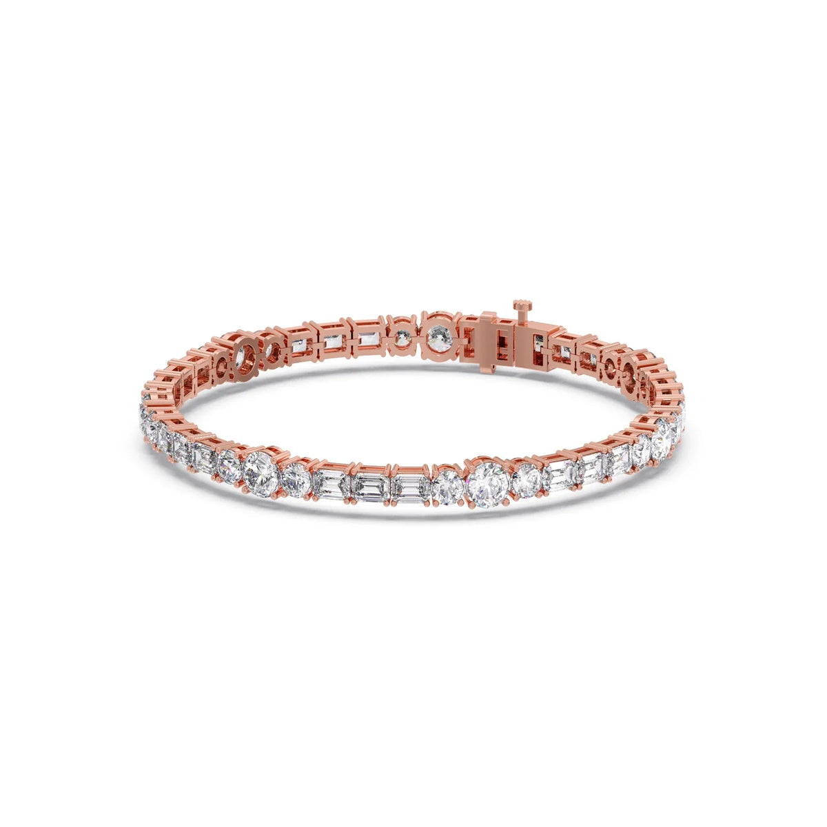 10.12 ct Duet Diamond Tennis Bracelet