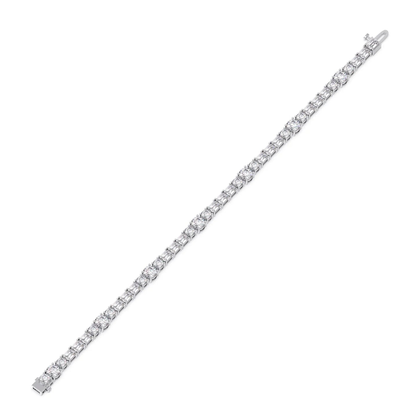 10.12 ct Duet Diamond Tennis Bracelet