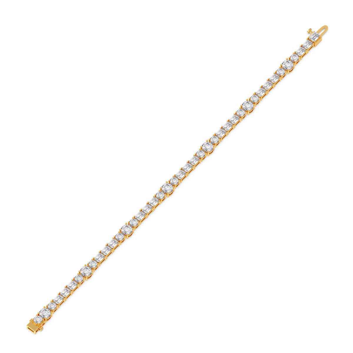 10.12 ct Duet Diamond Tennis Bracelet