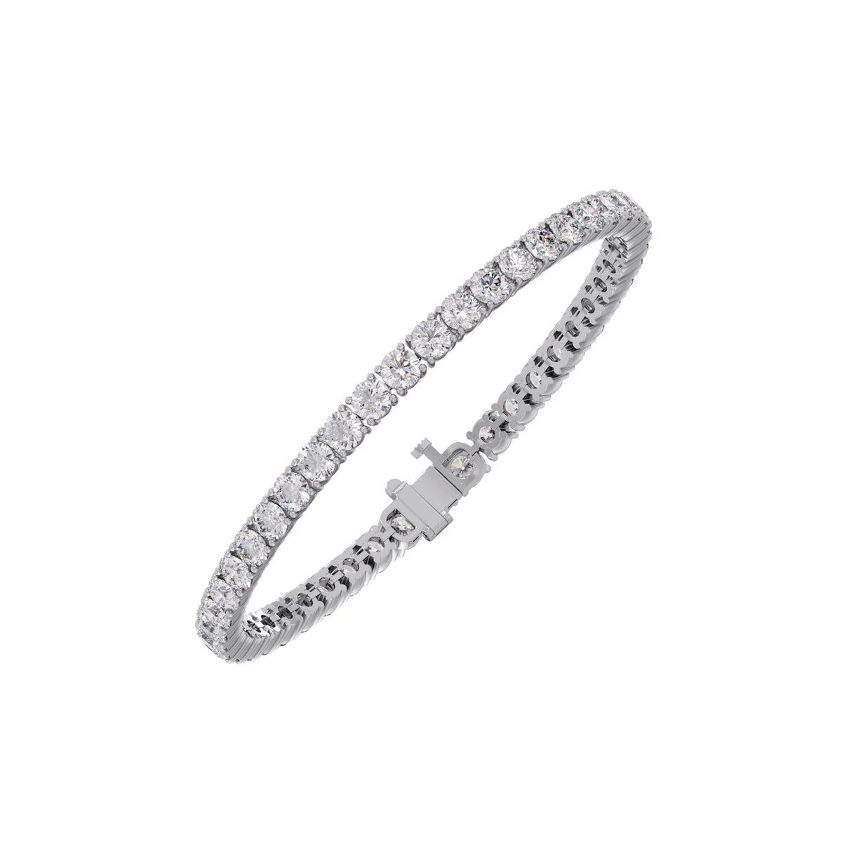 9.13 ct Luxe Round Diamond Tennis Bracelet