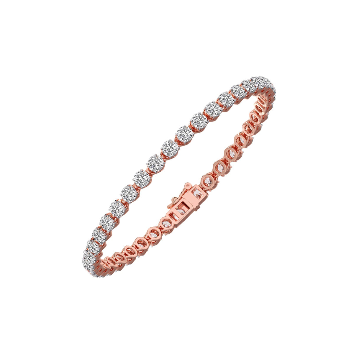 6 ct Glamour Round Diamond Tennis Bracelet