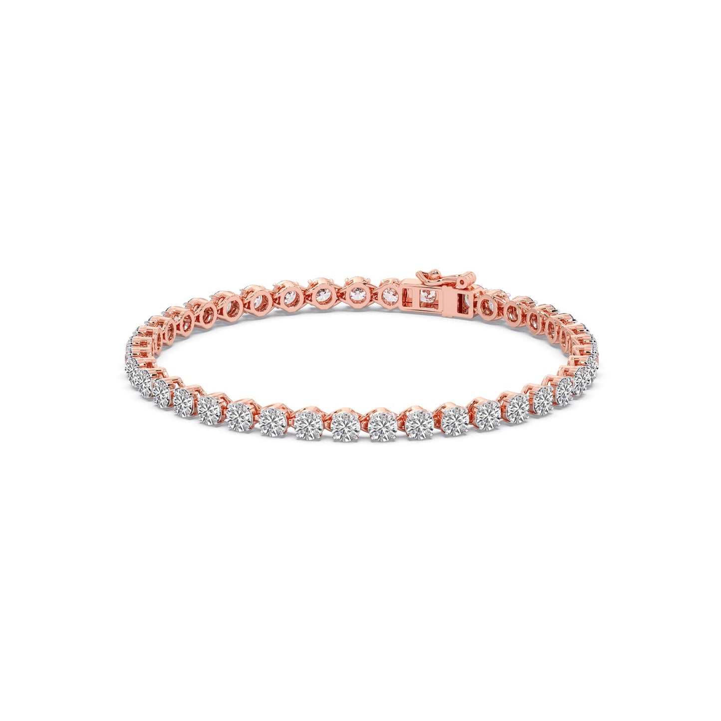 6 ct Glamour Round Diamond Tennis Bracelet